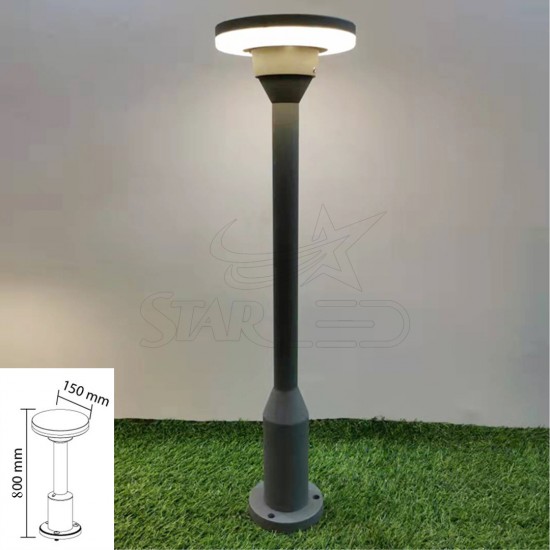 Bollard Bahçe Aydınlatma 80 Cm 12 Watt Str1358