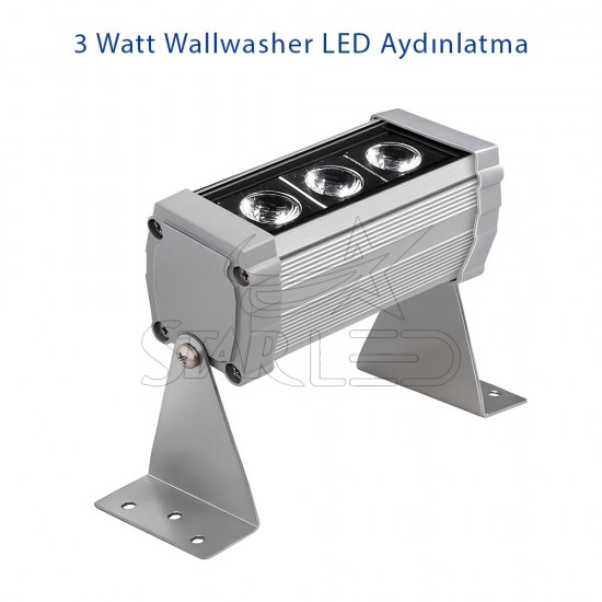 3 Watt 10 Cm Wallwasher LED Aydınlatma 3 Watt 10 Cm Wallwasher LED Aydınlatma
