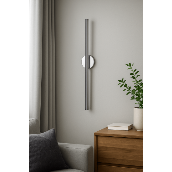Krom Kasa Çubuk LED Aplik Modelleri Krom Kasa Çubuk LED Aplik Modelleri