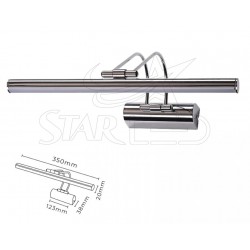 Ayna Üstü 7 Watt Krom Kasa Flüt Resim Tablo Apliği