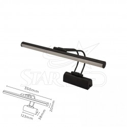 Ayna Üstü 7 Watt Siyah Kasa Flüt Resim Tablo Apliği