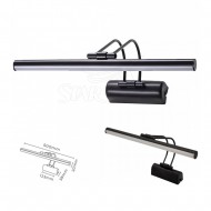 Siyah Kasa Ayna Üstü Kuğu LED Aplik 50 Cm