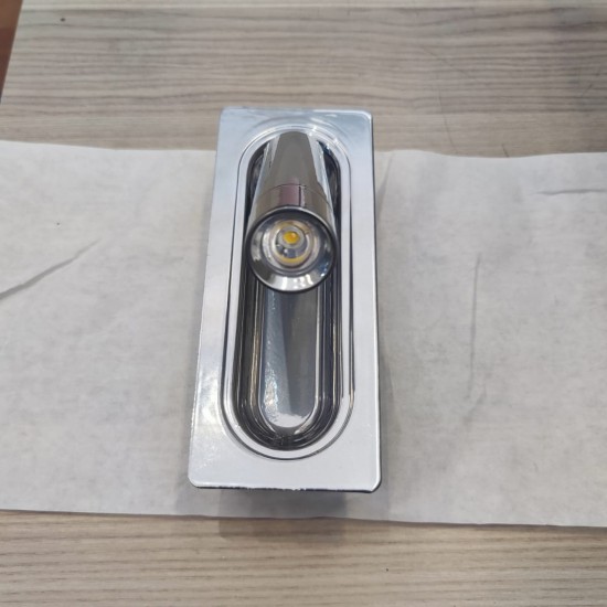 3 Watt Sıva Altı Krom Kasa Yatak Başı LED Aplik 12/24V - 220v 3 Watt Sıva Altı Krom Kasa Yatak Başı LED Aplik 12/24V - 220v