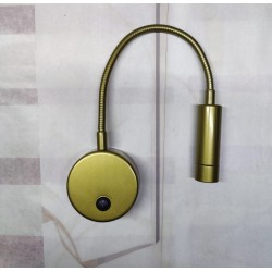 Yatak Başı Okuma Lambası 3 Watt  GOLD - BEYAZ - SİYAH - KROM