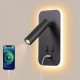 USB’li Çift LED Yatak Başı Okuma Lambası 12W 3000K – Ayarlanabilir Spotlu Aplik USB’li Çift LED Yatak Başı Okuma Lambası 12W 3000K – Ayarlanabilir Spotlu Aplik