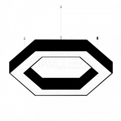 Altıgen Linear Aydınlatma 60 Çap 30 Cm Kenar Altıgen Linear Aydınlatma 60 Çap 30 Cm Kenar