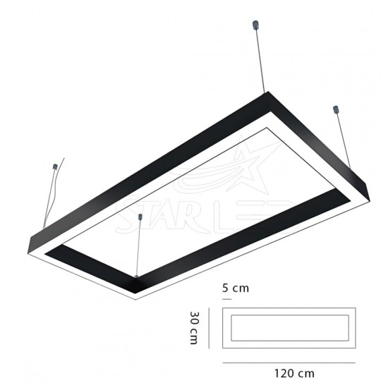 Sıva Üstü 30x120 Dikdörtgen LED Linear Sıva Üstü 30x120 Dikdörtgen LED Linear
