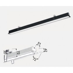 7X5 CM Sıva Altı Linear Aydınlatma