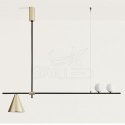 Crane Sarkıt 2'li veya 3'lü Glop Sıralı Huni Avize