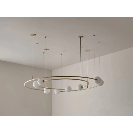 Gezegen Yörünge Yatak Odası Yemek Masası Özel Tasarım Sarkıt Avize