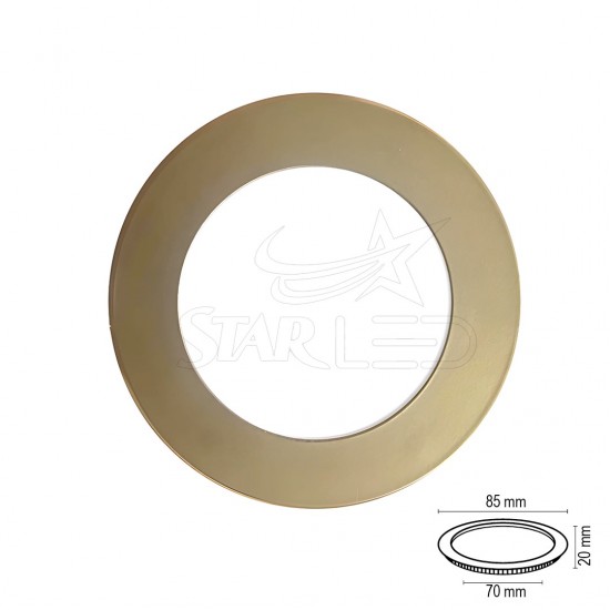 Gold Kasa Sıva Altı Yuvarlak Panel LED 3 watt Gold Kasa Sıva Altı Yuvarlak Panel LED 3 watt