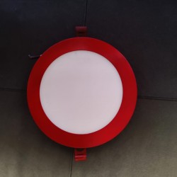 Kırmızı Kasa 6 Watt Sıva Altı Yuvarlak LED Panel Kırmızı Kasa 6 Watt Sıva Altı Yuvarlak LED Panel