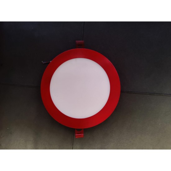Kırmızı Kasa 9 Watt Sıva Altı Yuvarlak Panel LED Kırmızı Kasa 9 Watt Sıva Altı Yuvarlak Panel LED